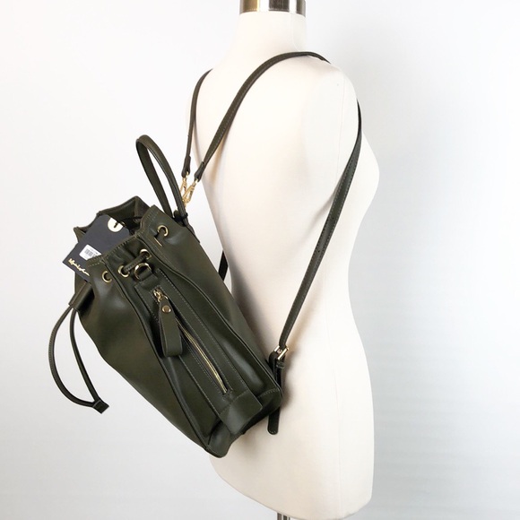 Moda Luxe Handbags - Moda Luxe Bag Vegan Leather Olive Green Purse